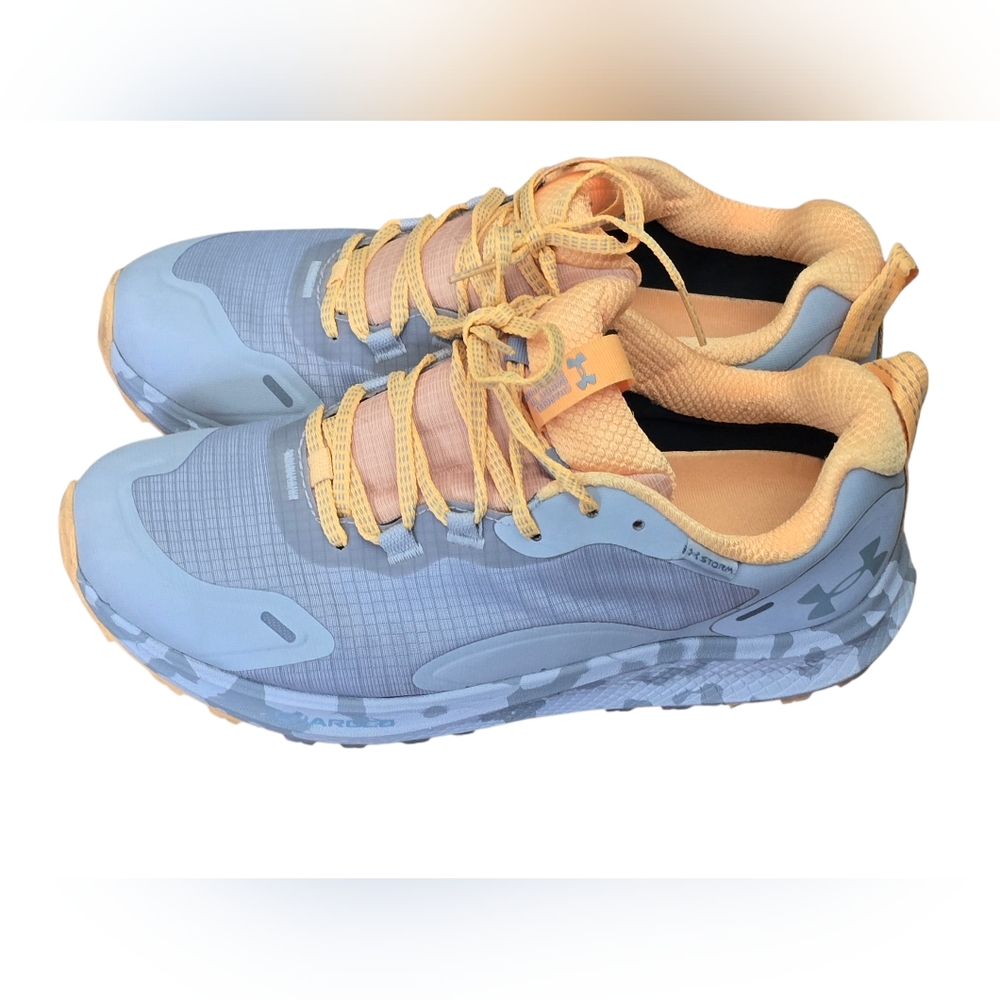 Under Armour Women's Gray and Orange Sneakers